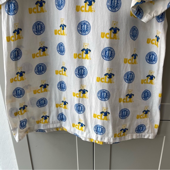 Vintage UCLA Bruins All Over Print MAde In USA Single Stitch OSFA University - Picture 3 of 7